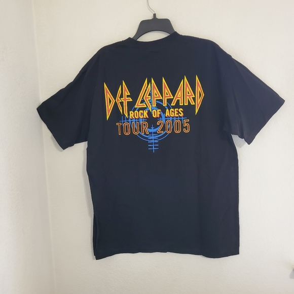 DEF LEPPARD Rock of Ages Tour 2005 XL NWOT Joe Elliott British Rock Royalty - Picture 4 of 11